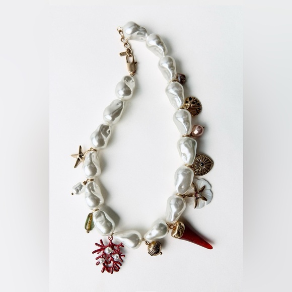 ZARA PEARL CHARMS NECKLACE - Picture 5 of 9
